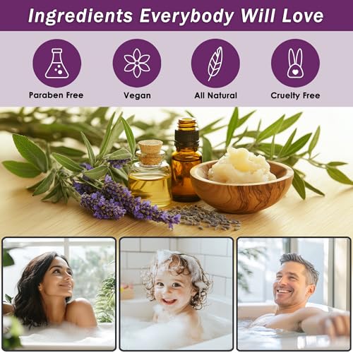 Aqua Elegante Bath Gift Basket for Women - Lavender & Tea Tree Oil, 1 Count