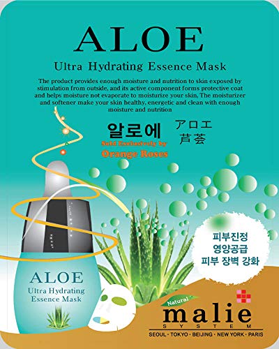 OBS Lab 30 pcs Hydrating Facial Mask Sheets - Moisturizing Korean Skin Care Variety Pack