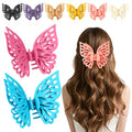 Large Butterfly Hair Clips for Women and Girls - Secure Claw Clips