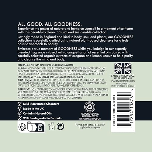 Bath Soak Pack - Oud Cedar Amber Natural Bubble Bath 16.9 Fl Oz, 3 Pack