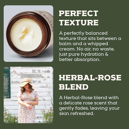 Herbal Rose & Honey Orange Tallow Balm Set - Moisturizing Skin & Face Care