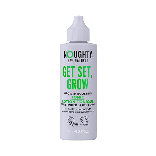 Noughty 97% Natural Get Set Grow Tonic, Leave in Treatment for Thicker and Fuller Looking Hair, 97% Natural, with Pea Complex and Hyaluronic Acid 75ml