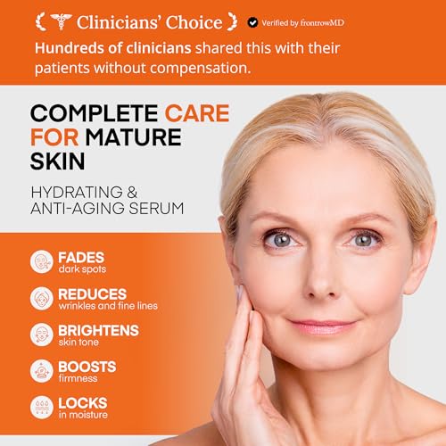 HealthyDerm Vitamin C Serum for Women Over 70 - 1 Fl Oz Hydrating & Anti-Aging