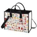 LEVLO France Travel Culture French Theme Pouch Bag Paris Landmarks Souvenir Gift (France LT)