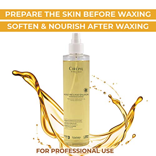 Pre & Post Waxing Care Duo Set - Blue Lotion & Moisturizing Oil for Sensitive Skin