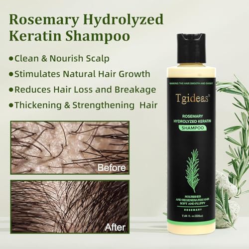 Tgideas Rosemary Biotin Shampoo for Thinning Hair Volume & Strengthening
