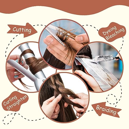 MannequeenHead Mannequin Head with 100% Human Hair - Brown, 20-22 Inch Styling Head