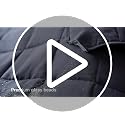 Yescool Weighted Blanket for Adults Queen Size 25lbs Grey 60x80 - Sleep & Relax