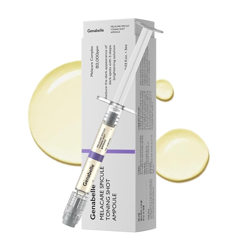 Genabelle Melacare Spicule Toning Serum for Brightening & Pore Refining - 0.03 fl oz 3 Pack