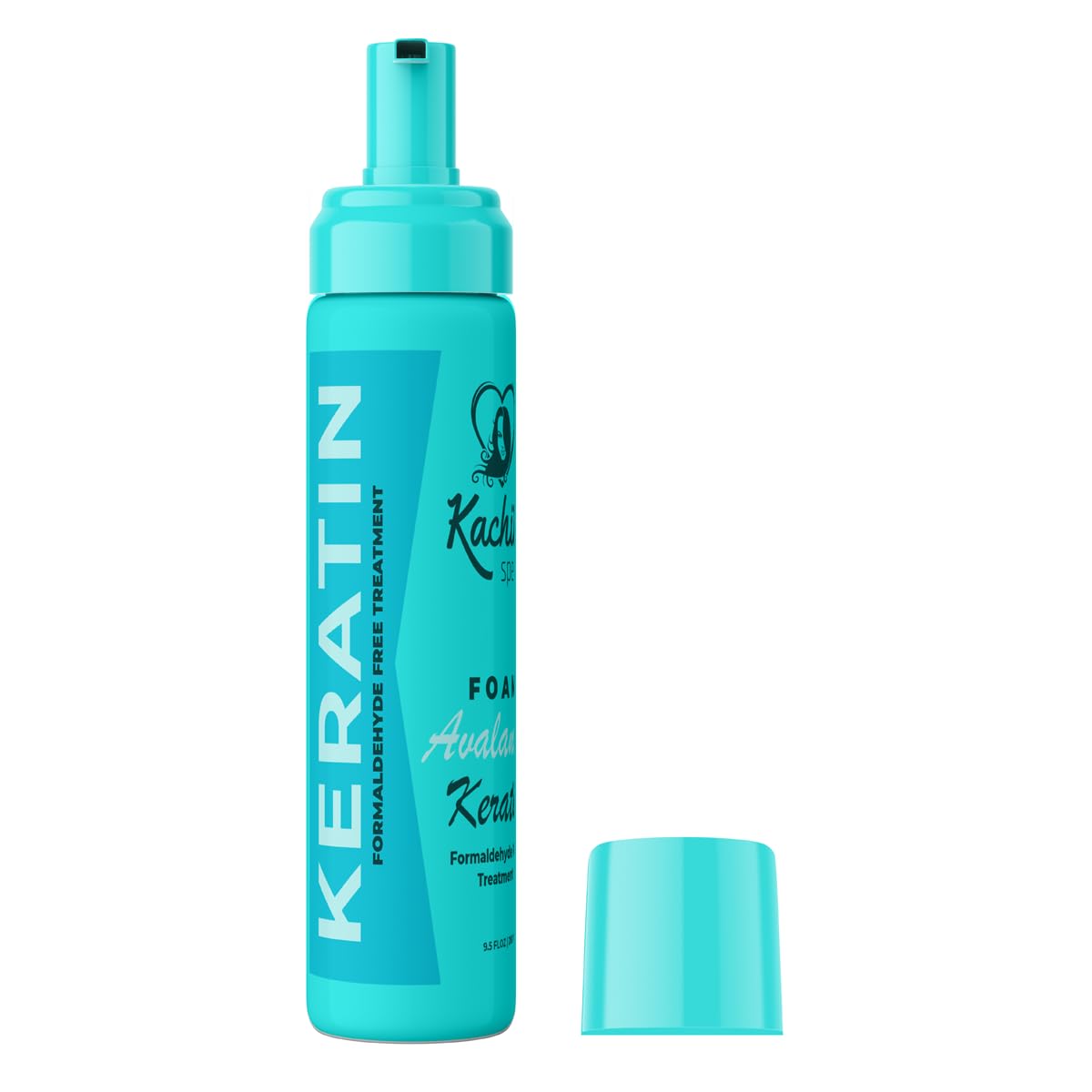 Kachita Spell Keratin Avalanche Foam Hair Straightening Treatment, Formaldehyde-Free, Mousse Foam Type, Safe and Effective Hair Premanent Treatment