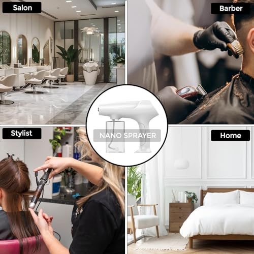 Barber Nano Spray£¬Cordless Portable Water Sprayer, USB-C Rechargeable for Barber, Salon, Home