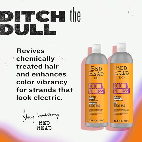 TIGI Bed Head Color Goddess Moisturizing Shampoo & Conditioner Set 25.36 fl oz Pack of 2 — For Dyed Hair
