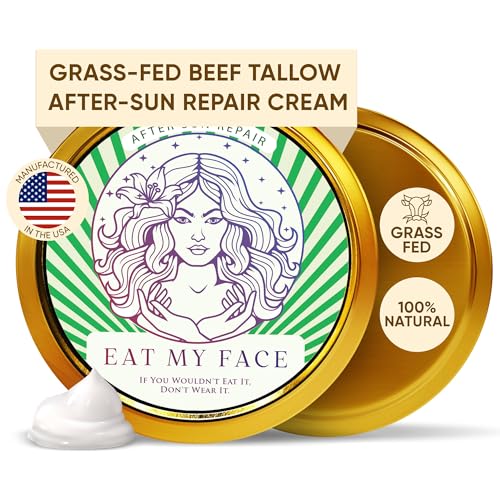 After Sun Skin Repair Cream with Grass-Fed Beef Tallow & Aloe Vera - 4 fl oz