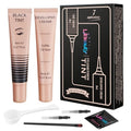 Libeauty Eyelash & Eyebrow Color Kit - Professional Black Lash Color with Detailed Step-by-Step Instructions - DIY Salon Results at Home, Includes Full Tools, 8ml