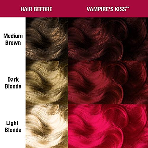 Semi Permanent Red Hair Dye - Vibrant Vampire's Kiss 4 oz, 2 Pack