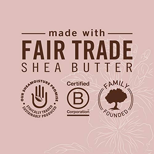 SheaMoisture Coconut Hibiscus Curl & Shine Shampoo 24oz Pack of 2 - Hydrating & Curl Defining