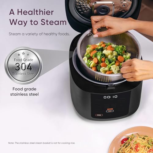 Rice Cooker 10 Cup Fuzzy Logic Ceramic Inner Pot 18-in-1 - Variation of This Listing