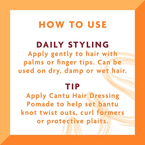 Cantu Hair Dressing Pomade with Shea Butter, 4 Ounce
