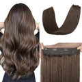 Wire Hair Extensions 85g 16 Inch Medium Dark Brown - Variation #4 18 Inch