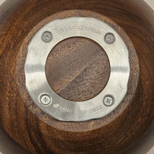 Solid American Walnut Mixing Bowl for Stand Mixers 4.5Qt & 5Qt - Elegant Kitchen Gift