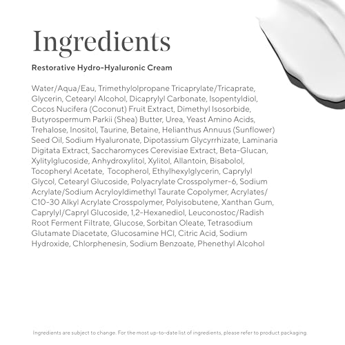 Hydrating Hyaluronic Acid Face Cream with Shea Butter & Coconut Extract - 1.7 Fl Oz