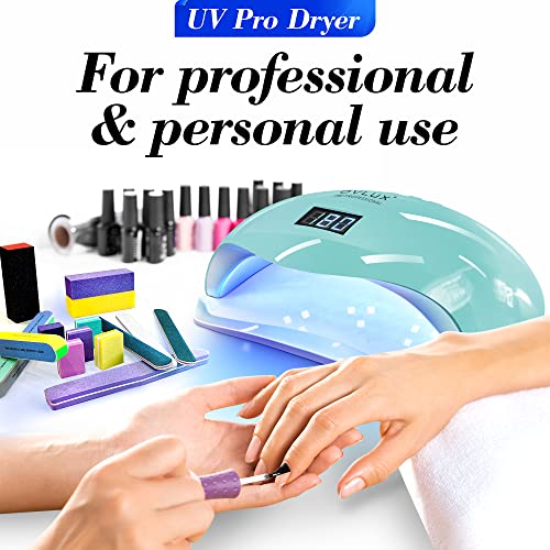 UV LED Nail Lamp 180W with Auto Sensor & LCD Display - Tiffany Variation