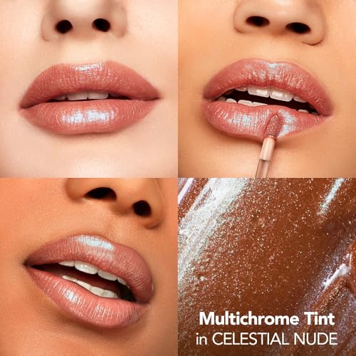 Buxom Plump Shot Lip Serum - Peptide & Hyaluronic Acid Lip Plumper, Nude, 0.14 oz