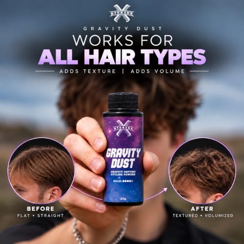 Men's Volumizing Hair Powder with Matte Finish - Natural Texture & All-Day Hold