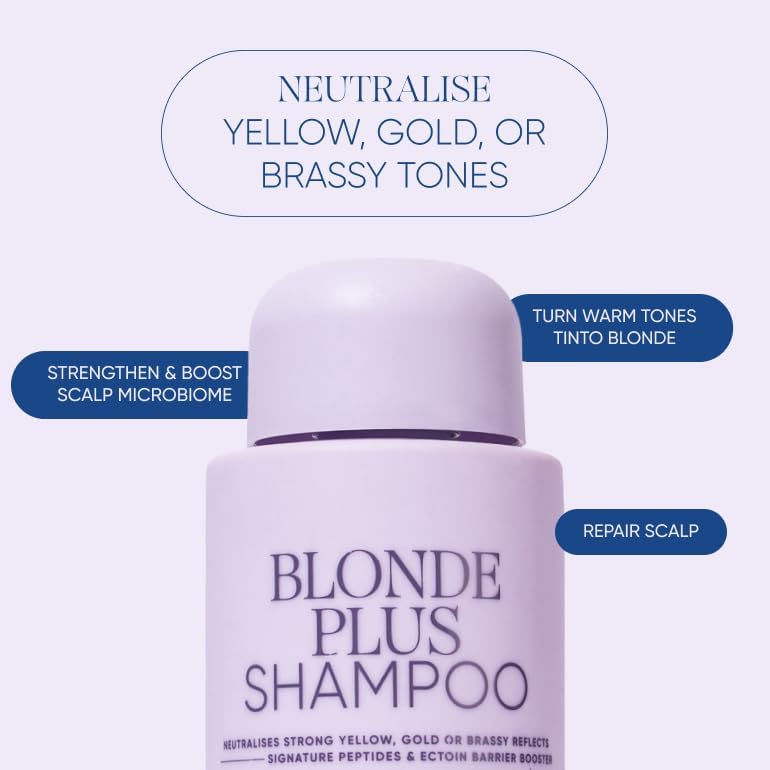 Blonde Plus Purple Toner Shampoo for Gray Hair - 11.8 Fl Oz