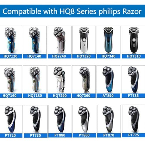 9-Pack HQ8 Replacement Heads for Philips Norelco Shavers - Compatible Series