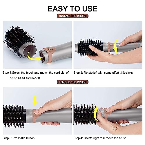 AIKO PRO 4-in-1 Hair Dryer Brush & Volumizer with Negative Ion Technology