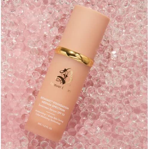 Bio Mimic Foundation Medium Spectrum by Forever Bloom; Protecting from Sun with SPF50; for Gym, Sports, Dancing