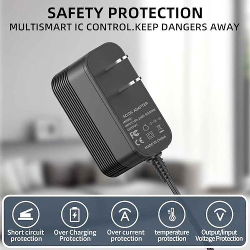 4.9V Charger for Andis Slimline Pro T-Blade Trimmer D-8 32490 32400 32475 32810 32690 33785 32445 32485 32680 AC/DC Adapter for Andis Shaver Power Cord