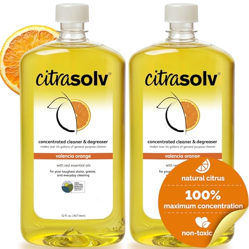 Citra Solv Concentrated Citrus Cleaner & Degreaser - 2 Pack, 32 Fl Oz Each