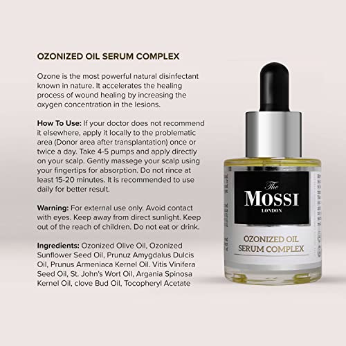 Ozonized Olive Oil Hair Serum for Thicker, Fuller Hair & Scalp Care