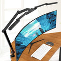 Black EPABINA LED Desk Lamp with Clamp, 41.5-Inch Adjustable Architect Light
