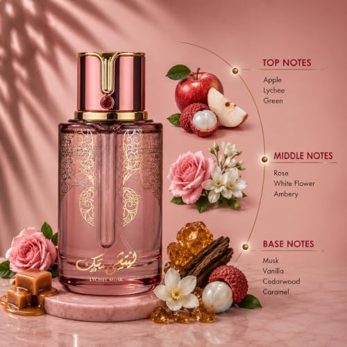 Unisex Lychee Musk Eau de Parfum 3.4 fl oz - Fresh, Floral & Warm Scent