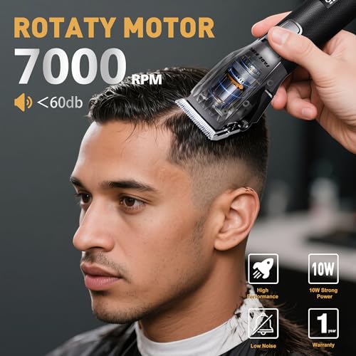 FADEKING¢ç Cordless Hair Clippers and Beard Trimmer for Men, Professional Barber Kit for Hair Cutting and Beard Styling, Premium Grooming Gift for Men