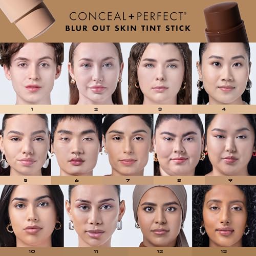 Milani Conceal + Perfect - Skin Tint Stick, Blur Out Tinted Moisturizer Makeup, Shade 03