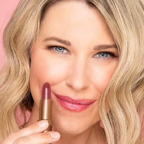 Natural Lipstick Lip Tint - Plum Martini Sheer Glossy Buildable & Moisturizing