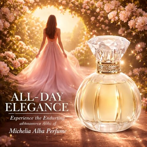 Eamecl Floral Eau de Parfum for Women – Long Lasting Natural Scent, 1.7 Fl Oz, Michelia Alba Variation