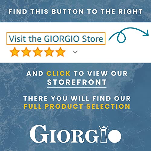 Giorgio 6 Pack Tortoiseshell Wide Tooth Detangling Combs for Thick, Curly Hair