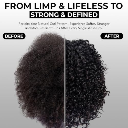 Protein Deep Conditioner for Curly Hair - Strengthening & Moisturizing - 8oz