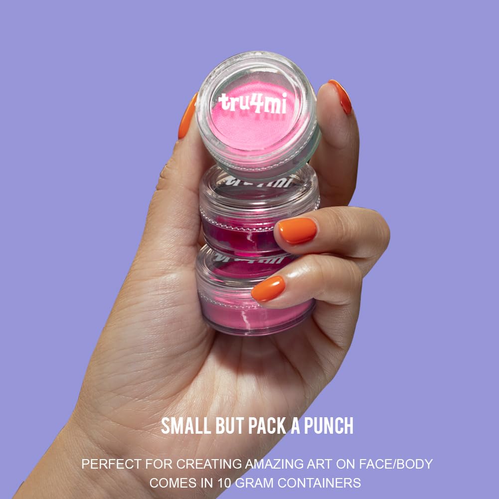 -Water Activated Eyeliner -Wet Liner Makeup - Smudge Proof Face Body Paint - Skin Safe & Child Friendly - “TruLuv” Red -10g/container