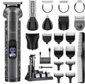 Hatteker 8-in-1 Multi-Functional Grooming Kit for Men - Gray