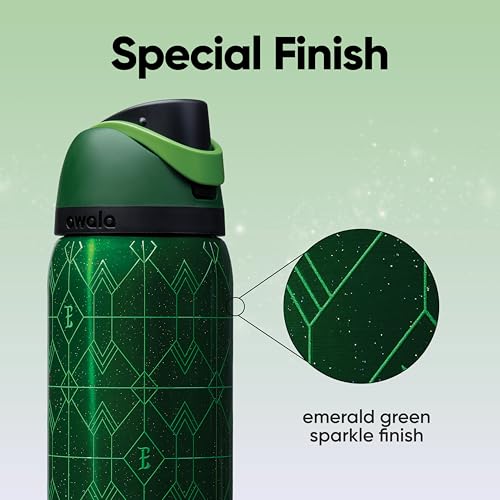 Owala Wicked FreeSip Stainless Steel Water Bottle 32 oz - Elphaba Green
