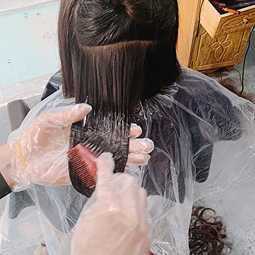 Hedume 120pcs Disposable Hair Cutting Capes 63 x 51 in Waterproof Barber Cape (63 x 51 in)