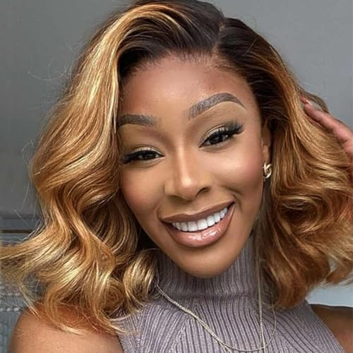 Hengya 8 8 8 8 / 1B/30 Ombre Body Wave Human Hair Bundles 12A Virgin Short Extensions