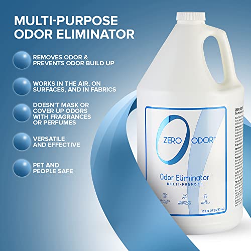 Zero Odor Multi-Purpose Odor Eliminator 128 oz - Fabric & Room Deodorizer