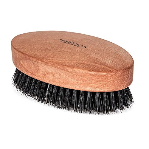 Genuine Boar Bristle & Pear Wood Military Hair Brush - Black, 1 Pack